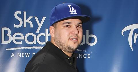 Rob Kardashian And Blac Chyna At Sky Beach Club