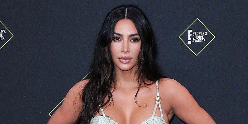 Kim Kardashian Wearing a snake Dress Kim Kardashian Reposts Her Voting Selfie, Inside Theories As To Why