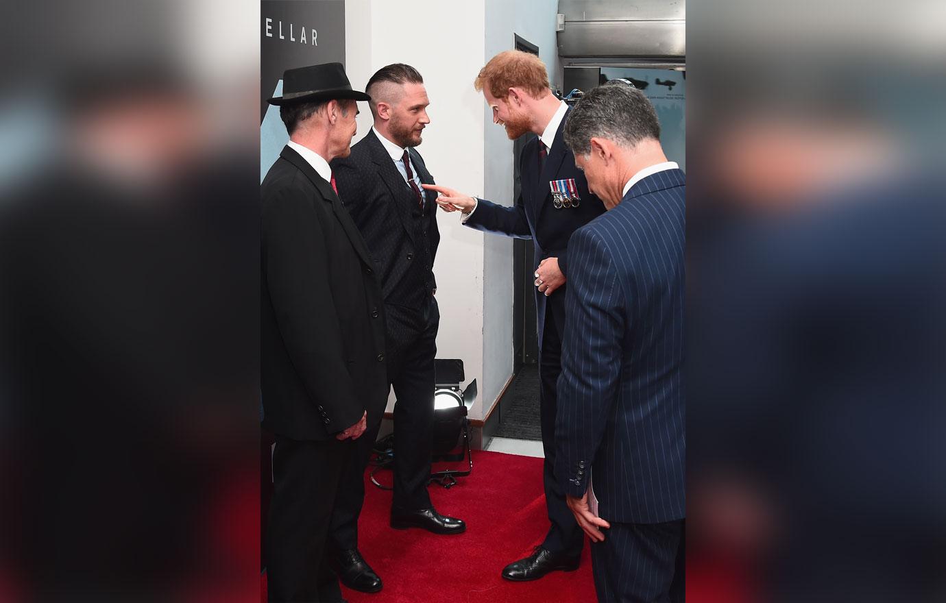 Tom hardy calls friend prince harry a legend 01