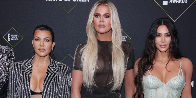 Kim and Kourtney Kardashian touch back down in Los Angeles