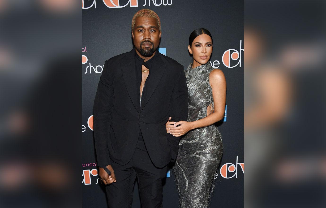 Kim Kardashian And Kanye West Red Carpet Haircut