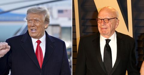 donald trump lashes out rupert murdoch fox news hosts endorsed false election claims pp