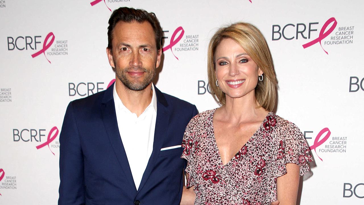 image of It was revealed that Andrew Shue and Marilee Fiebig were dating in December 2023.