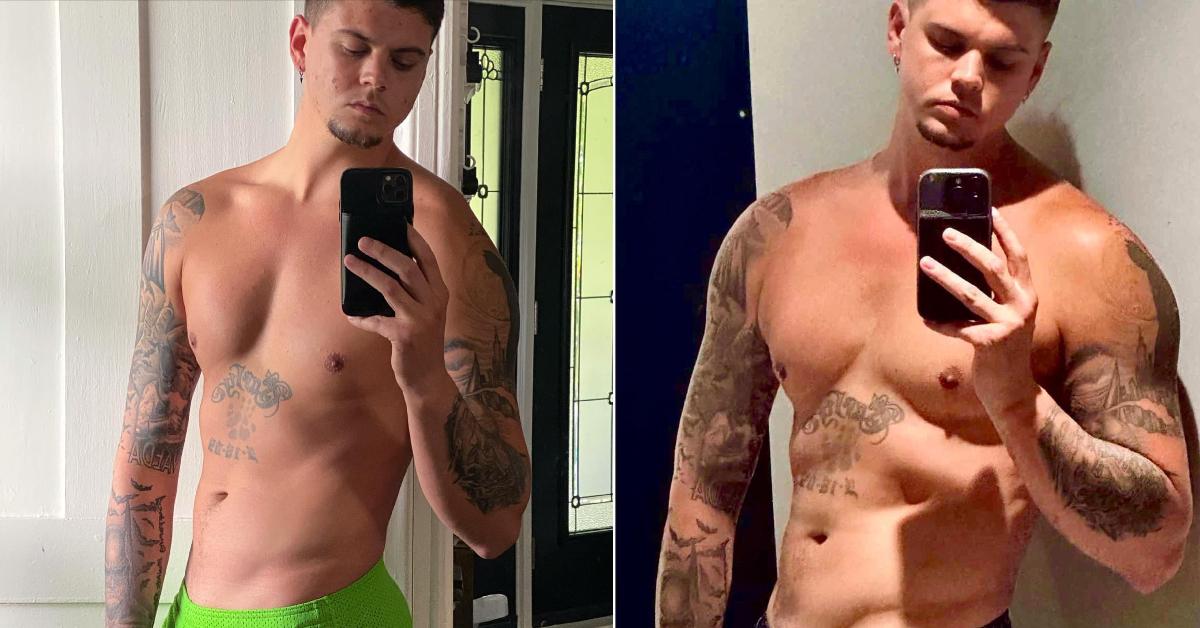 Country Star Riley Green Shows Off His Abs in Shirtless Photos