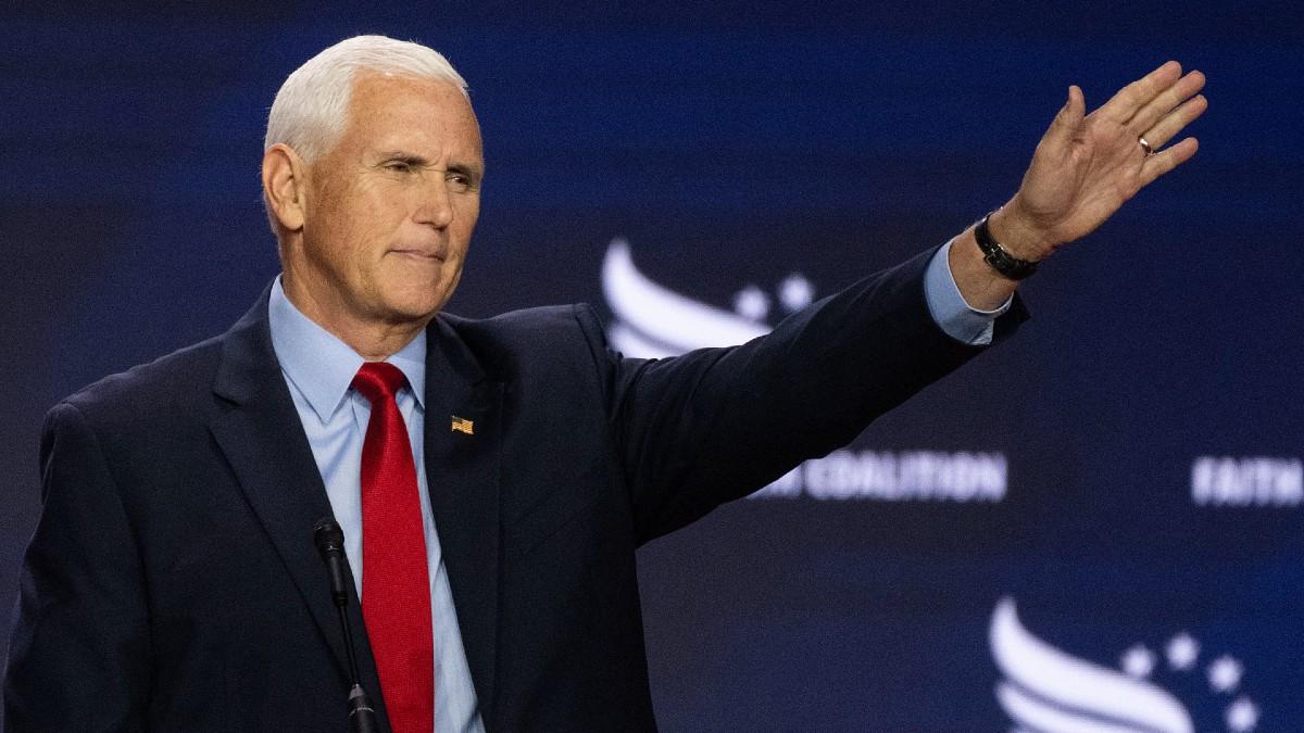 image of Mike Pence spoke out about the 2028 election.