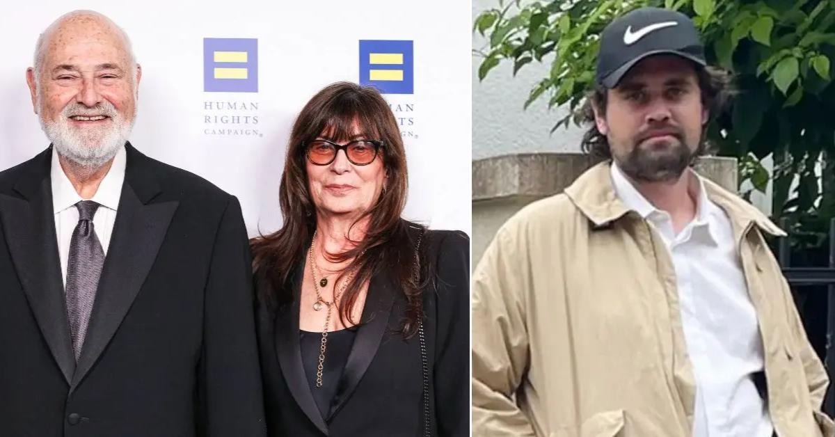 Split photo of Rob Reiner, Michele Reiner Singer and Nick Reiner.