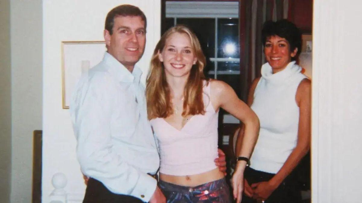 Photo of Virginia Giuffre claimed Jeffrey Epstein's co-conspirator Ghislaine Maxwell introduced her to Andrew Mountbatten-Windsor.