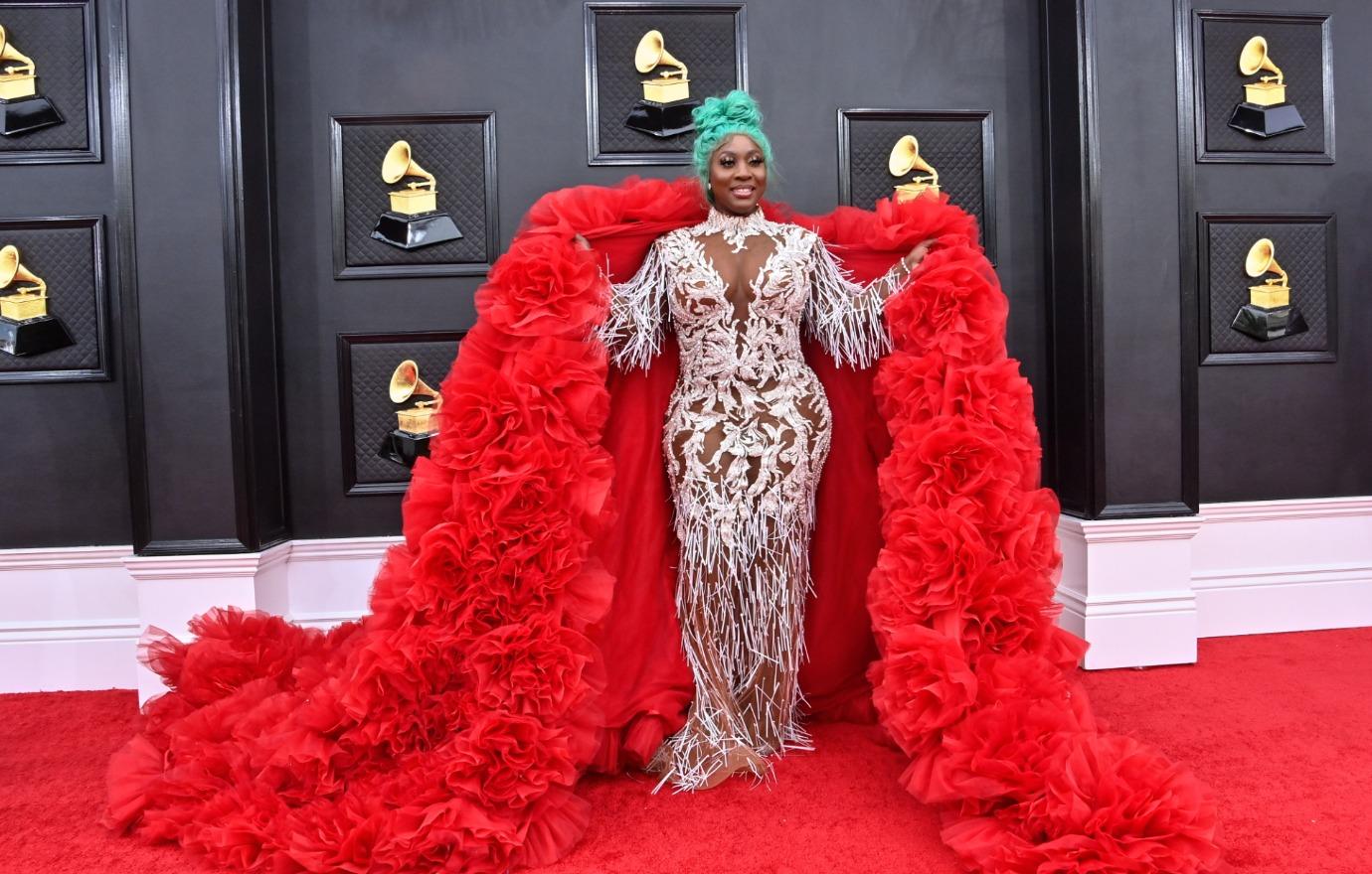 red carpet arrivals th annual grammy awards