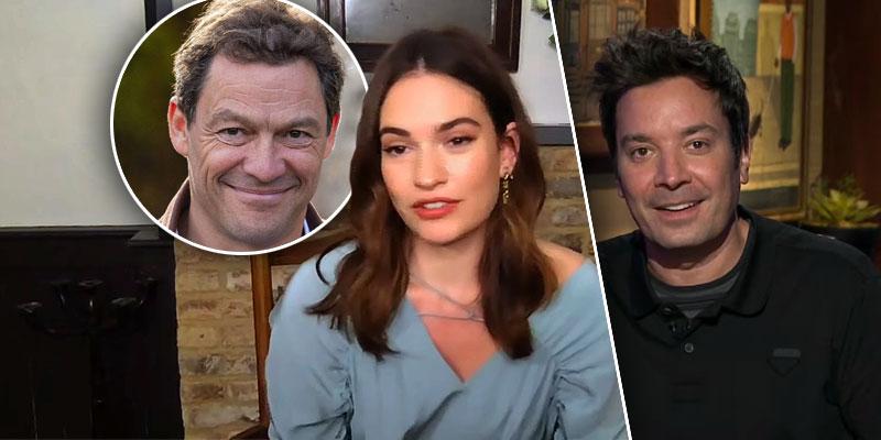 Jimmy Fallon Completely Ignores Lily James' PDA Scandal On 'The Tonight Show'