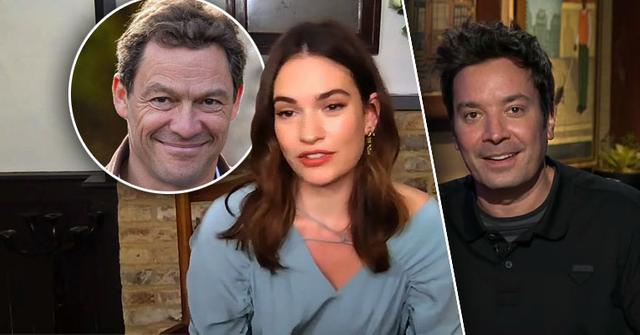Jimmy Fallon Completely Ignores Lily James' PDA Scandal On 'The Tonight Show'