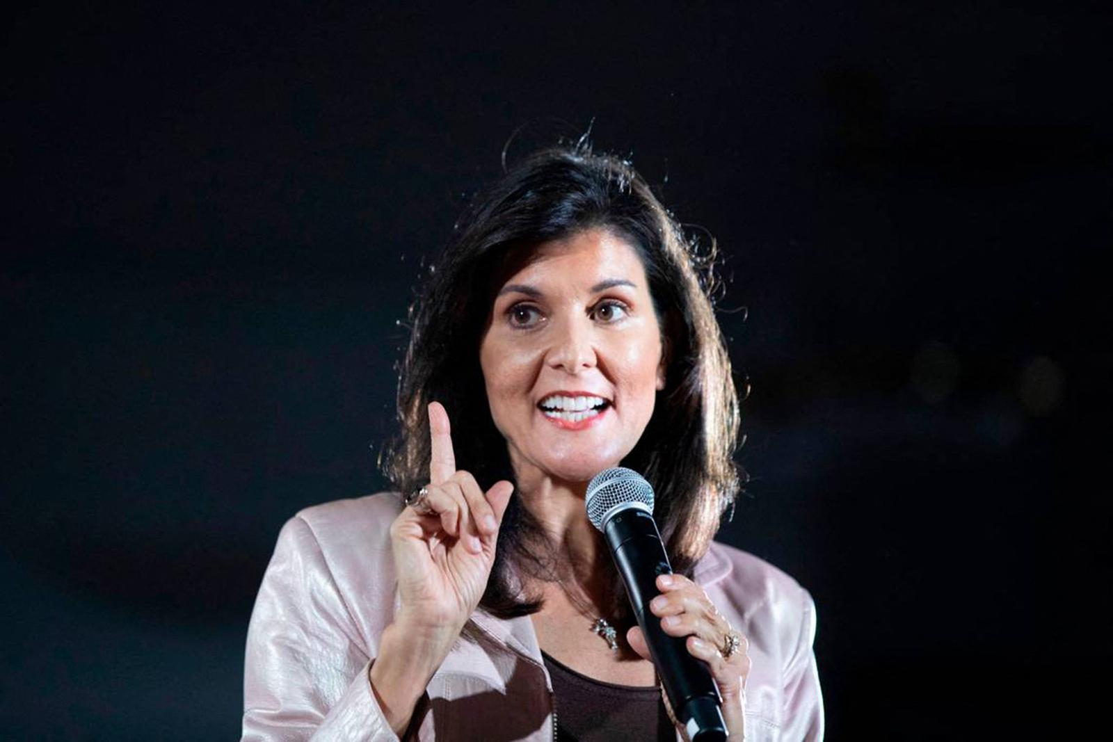 nikki haley slams donald trump implying deployed husband left her