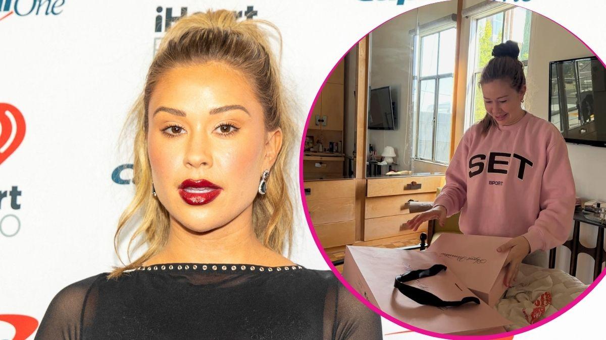 split image of Gabby Windey and Gabby Windey