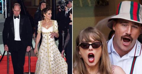 image of royal family and Taylor swift