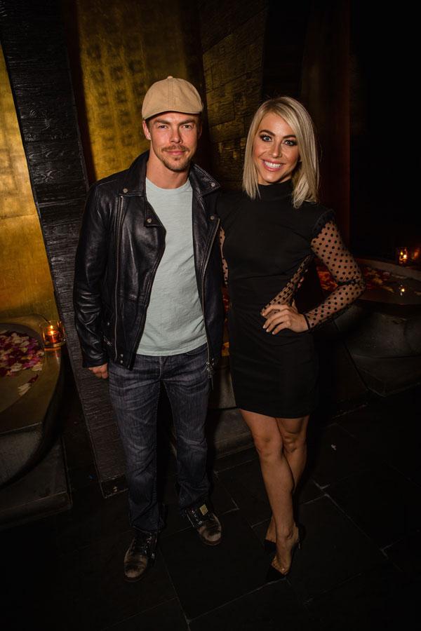 Derek and Julianne Hough at TAO