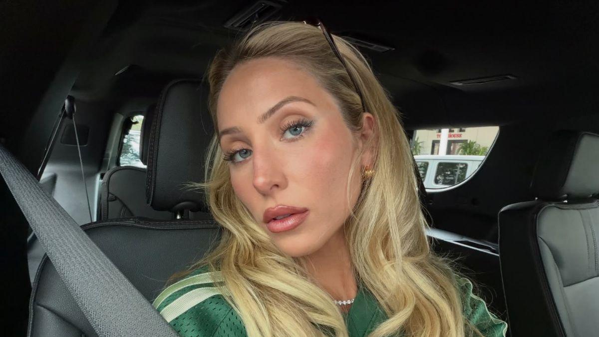 Photo of Alix Earle and Tom Brady were seen dancing at a pre-Super Bowl party.