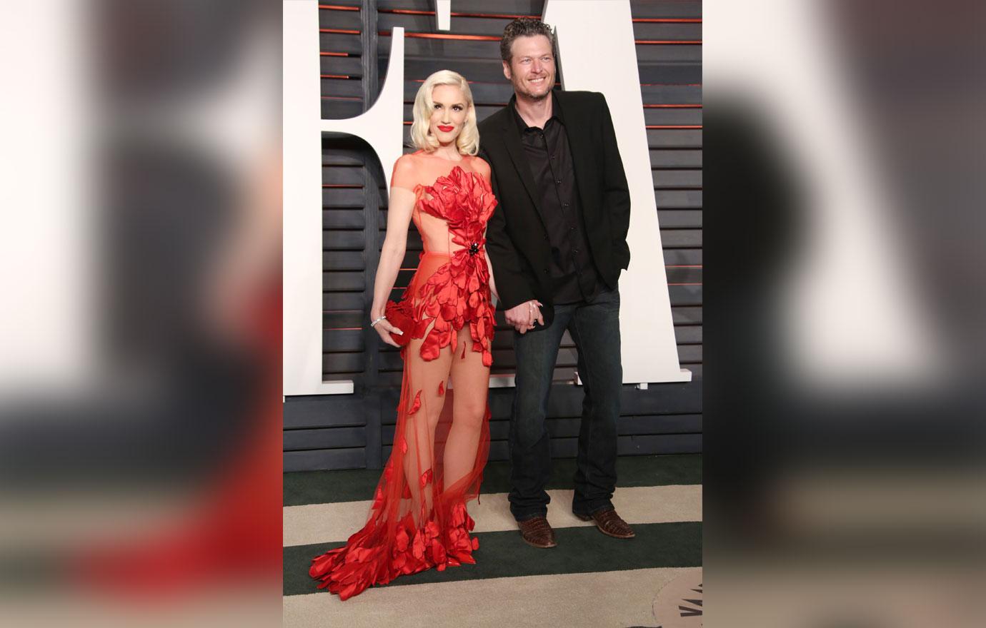 Gwen Stefani And Blake Shelton On Red Carpet Engagement