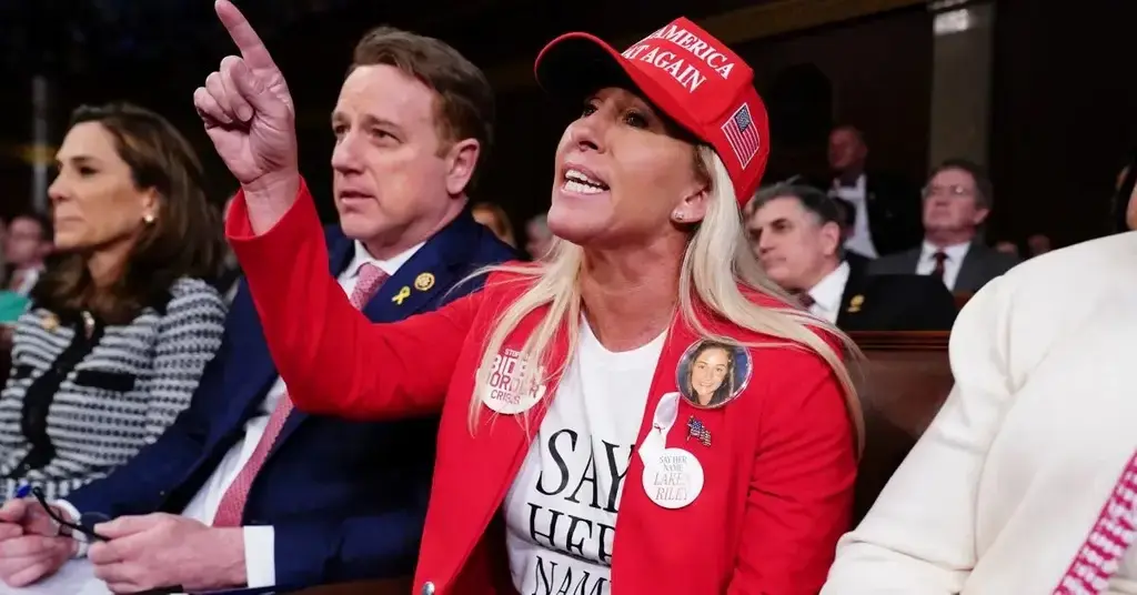 donald trump marjorie taylor greene senate dreams brutal poll