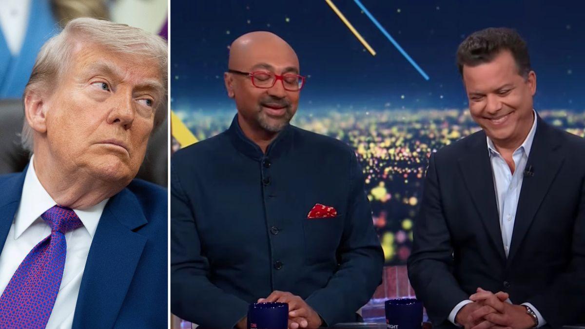 split of Charles Blow and John Avlon and Donald Trump. 