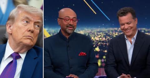 split of Charles Blow and John Avlon and Donald Trump.