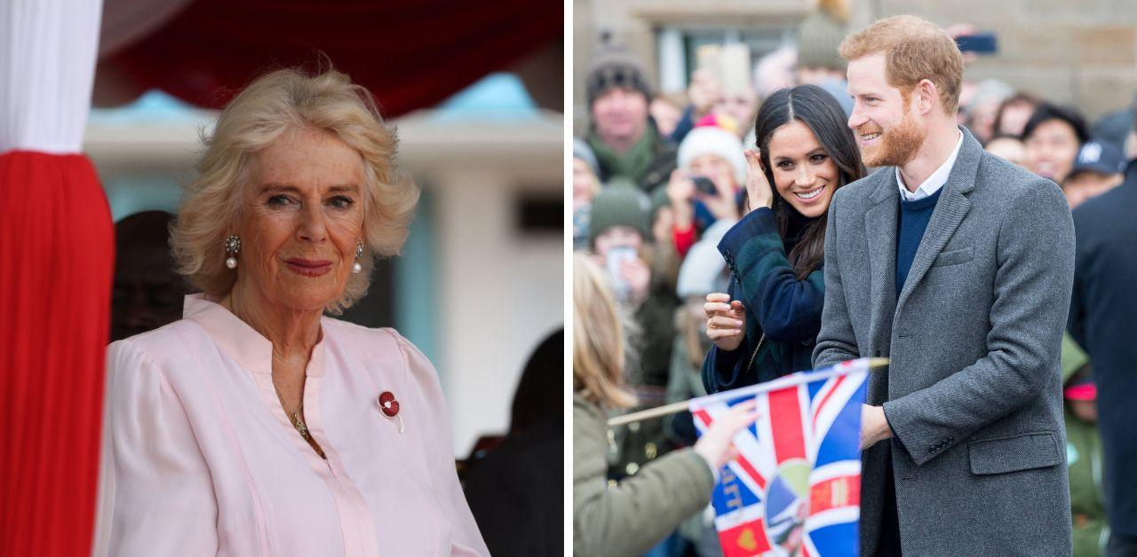 queen camilla no respect prince harry meghan markle