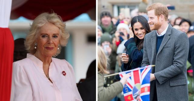 queen camilla no respect prince harry meghan markle
