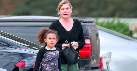 Ellen pompeo daughter horseback riding pics