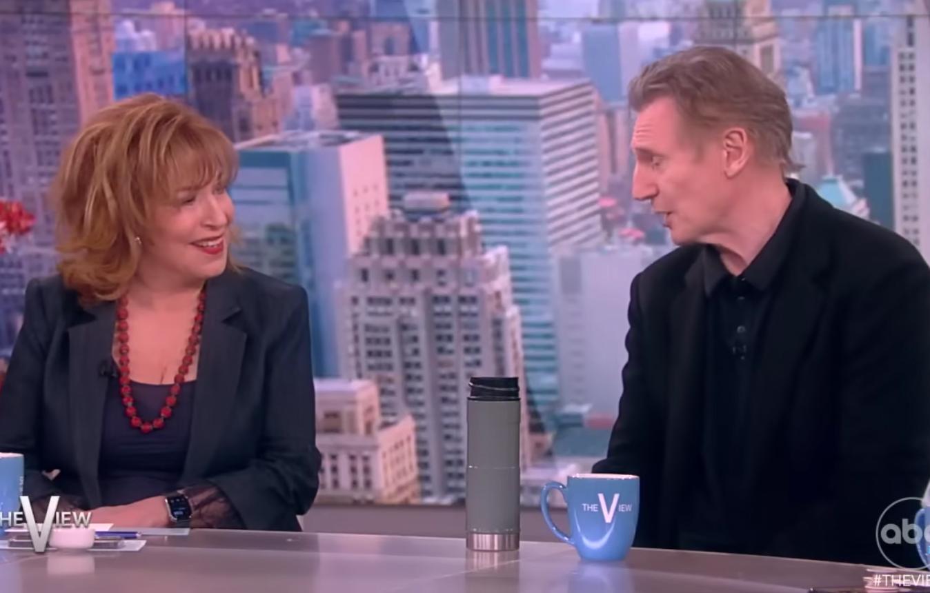 liam neeson admits he was uncomfortable on the view