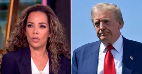 Composite photo of Sunny Hostin and Donald Trump