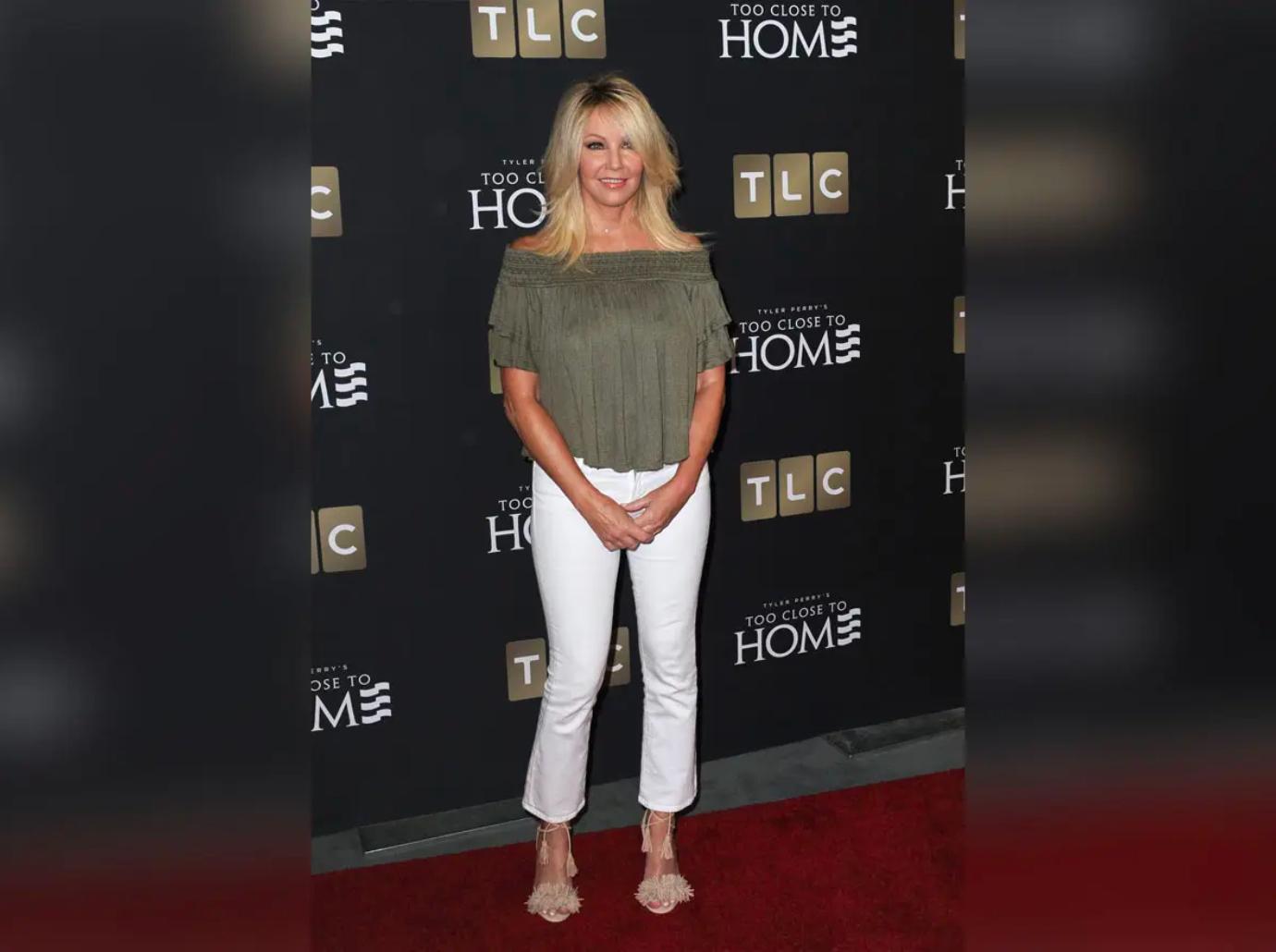 heather locklear distraught talking herself walking building ledge