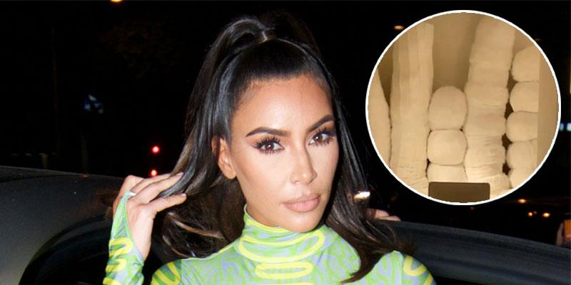 Kim Kardashian Shows Off Her Monochromatic Christmas Decorations