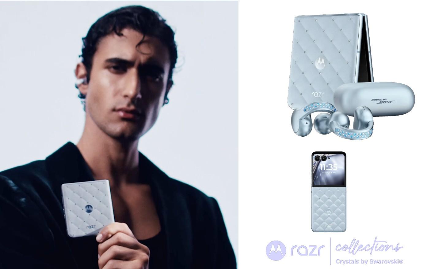 MOTOROLA RAZR FLIP PHONE - Brilliant Collection with Swarovski® Crystals