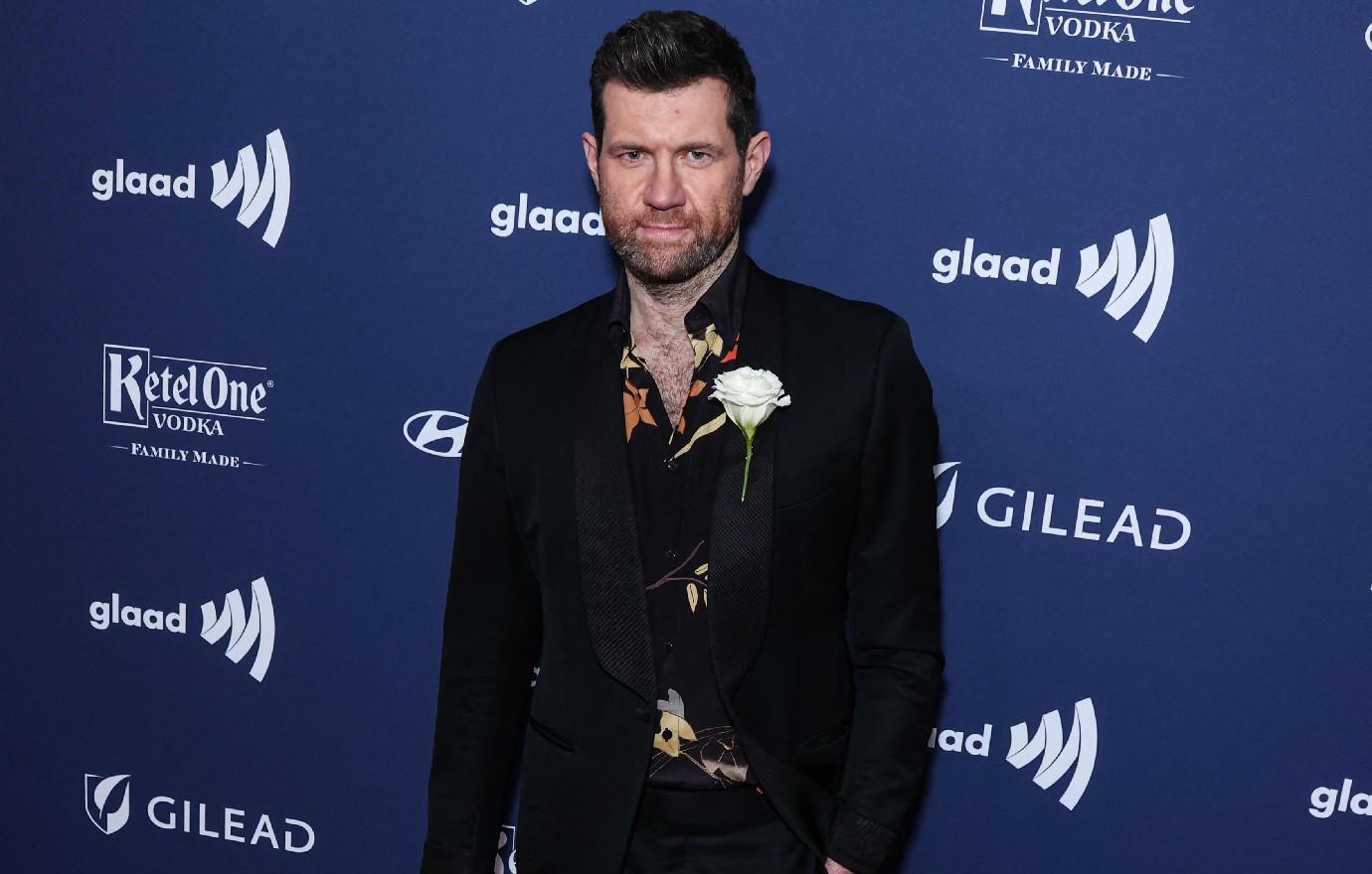 confident travis kelce billy eichner name wrong party famous people