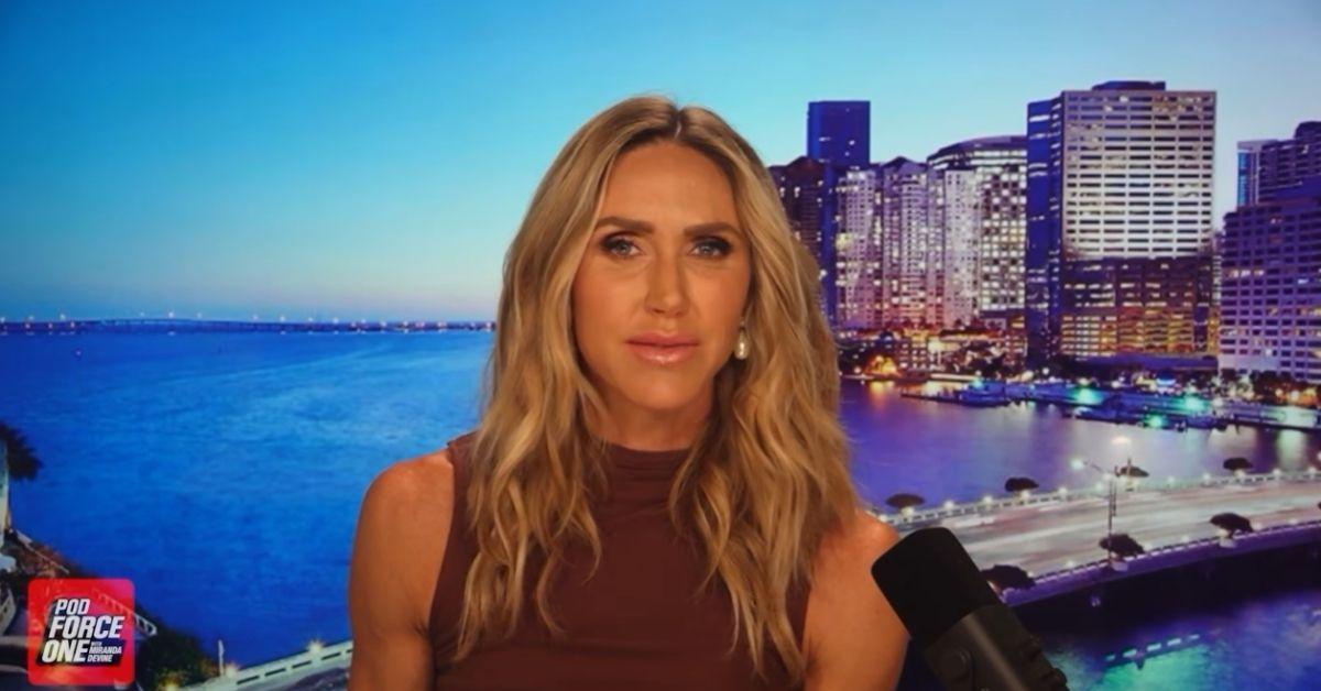 image of Lara Trump recalled the night Donald Trump left the White House in 2021.