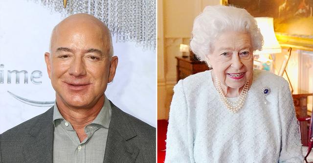 amazon founder jeff bezos defends queen elizabeth  professor pp