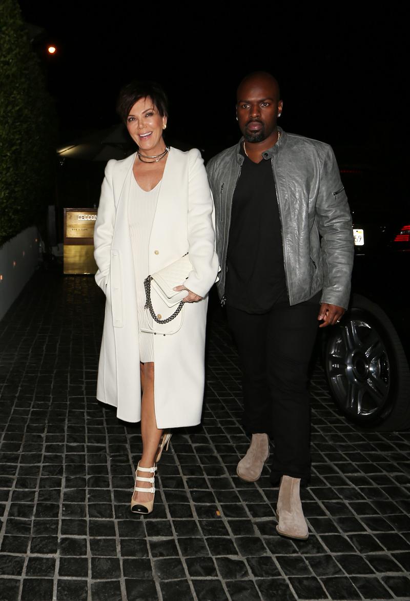 Kris Jenner And Corey Gamble Go To Cecconi&#8217;s Restaurant For Dinner