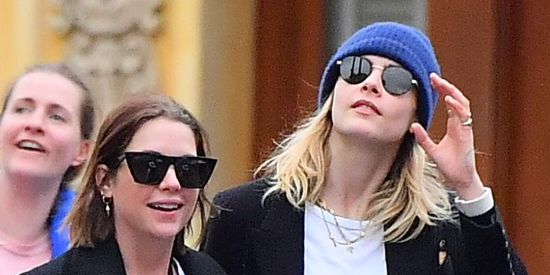 Cara Delevingne & Girlfriend Ashley Benson Travel To Disneyland Together