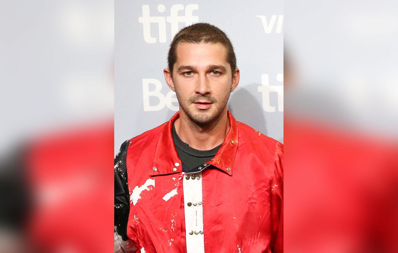 Shia red jacket