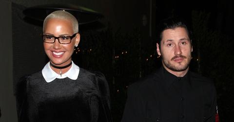 Amber Rose and boyfriend Valentin Chmerkovskiy are spotted leaving ‘Delilah’ club in West Hollywood