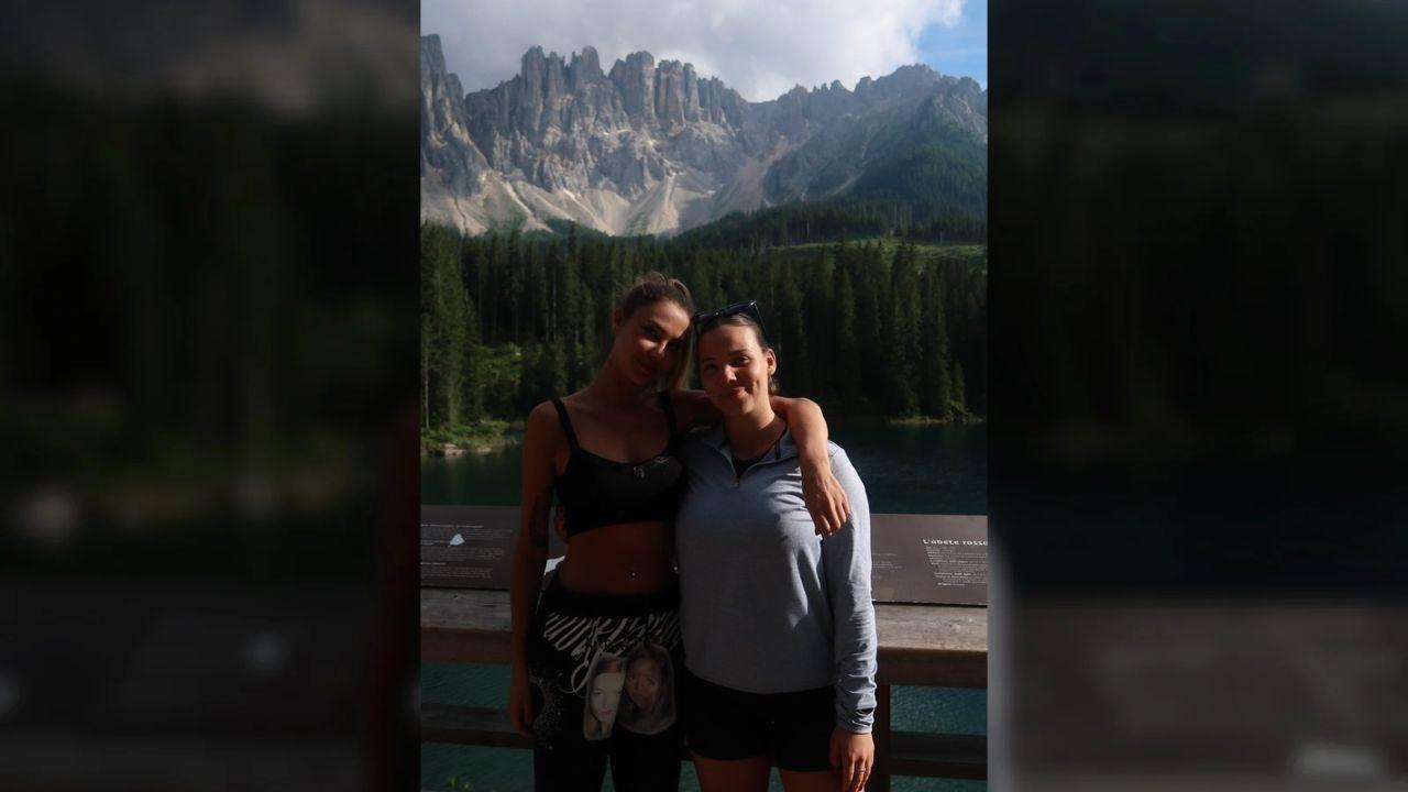 image of Sahara Ray's younger sister described the model as 'a force of nature.'