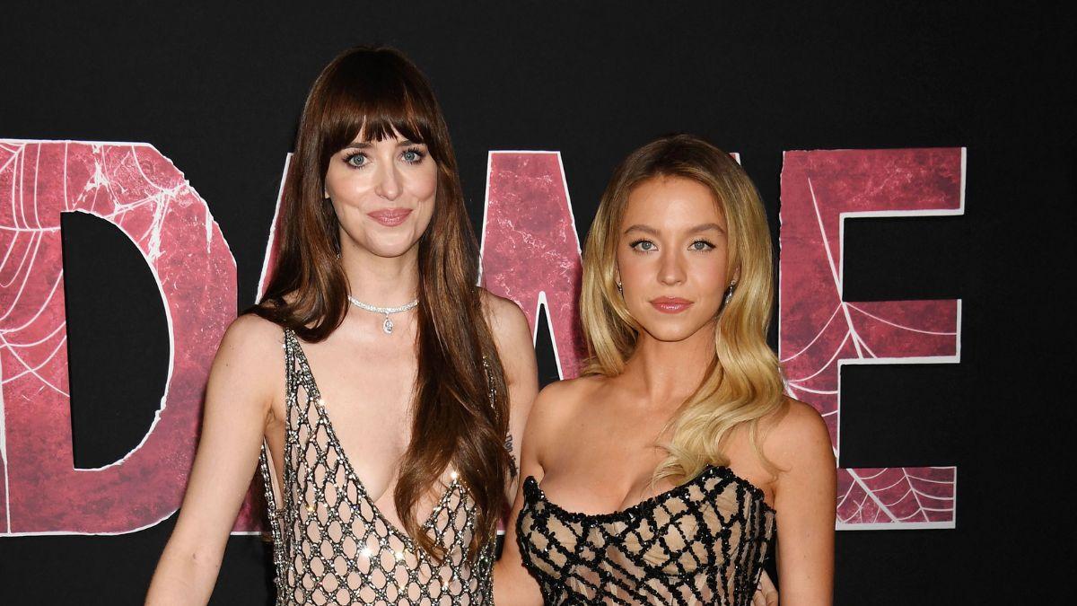 Image of Dakota Johnson alluded to being iced out by Sydney Sweeney and costars during their 2024 film 'Madame Web.'