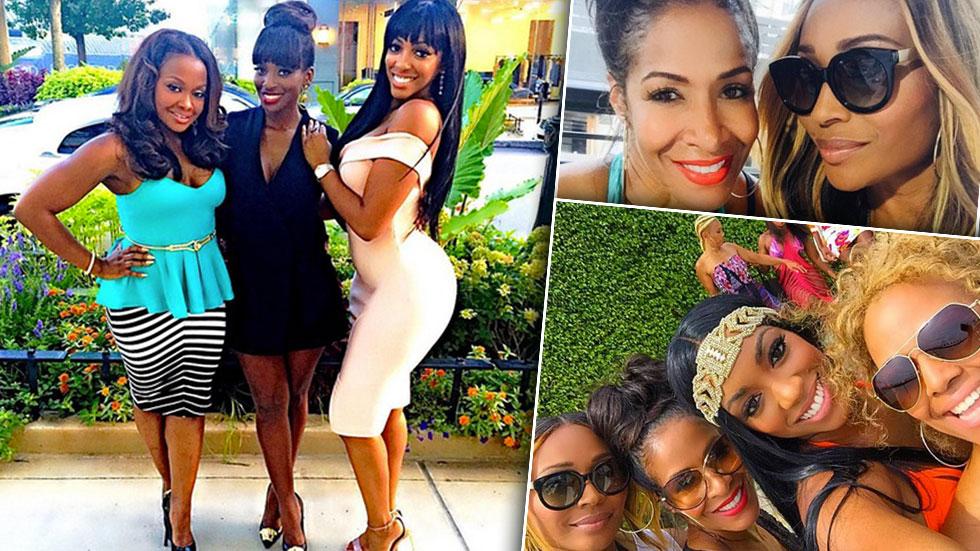 Rhoa season 8 cast group trip photos