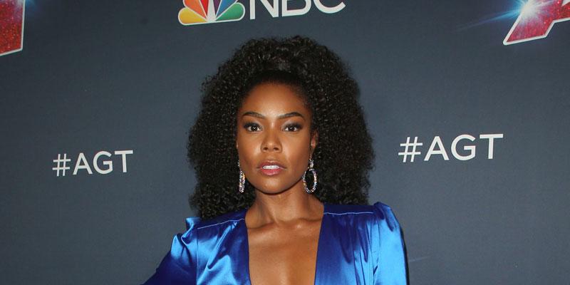 Gabrielle Union In Blue Dress Firing Investigation