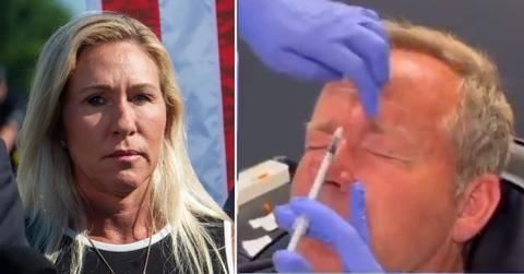 marjorie taylor greene boyfriend botox injections anti vaccine
