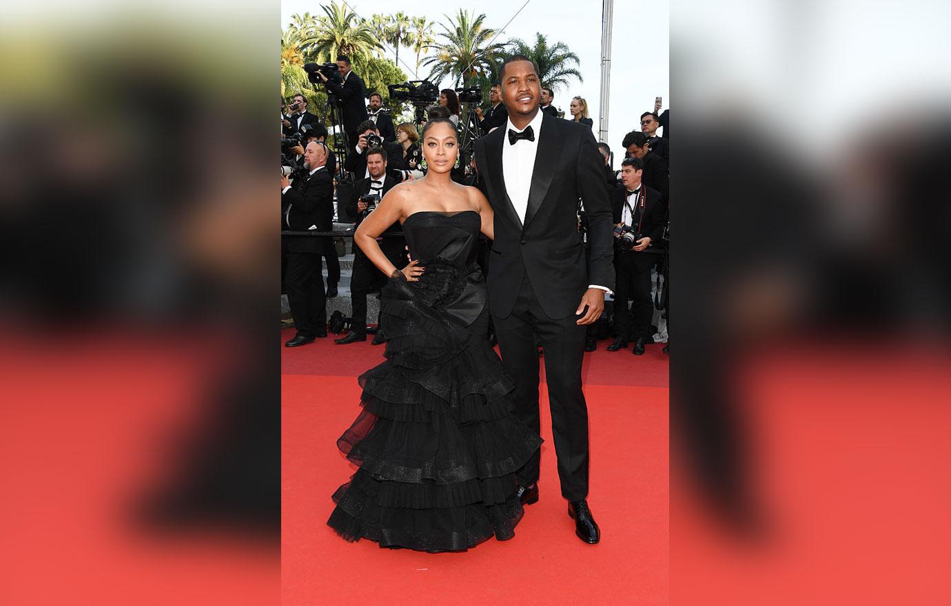 La La And Carmelo Anthony At Cannes Legal Discussions