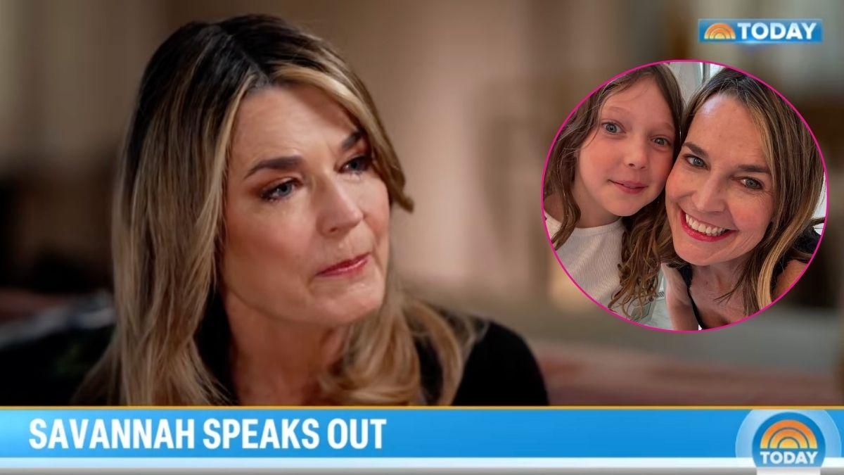 Photo of Savannah Guthrie and daughter Vale