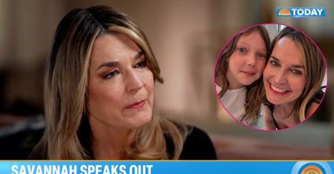 Photo of Savannah Guthrie and daughter Vale