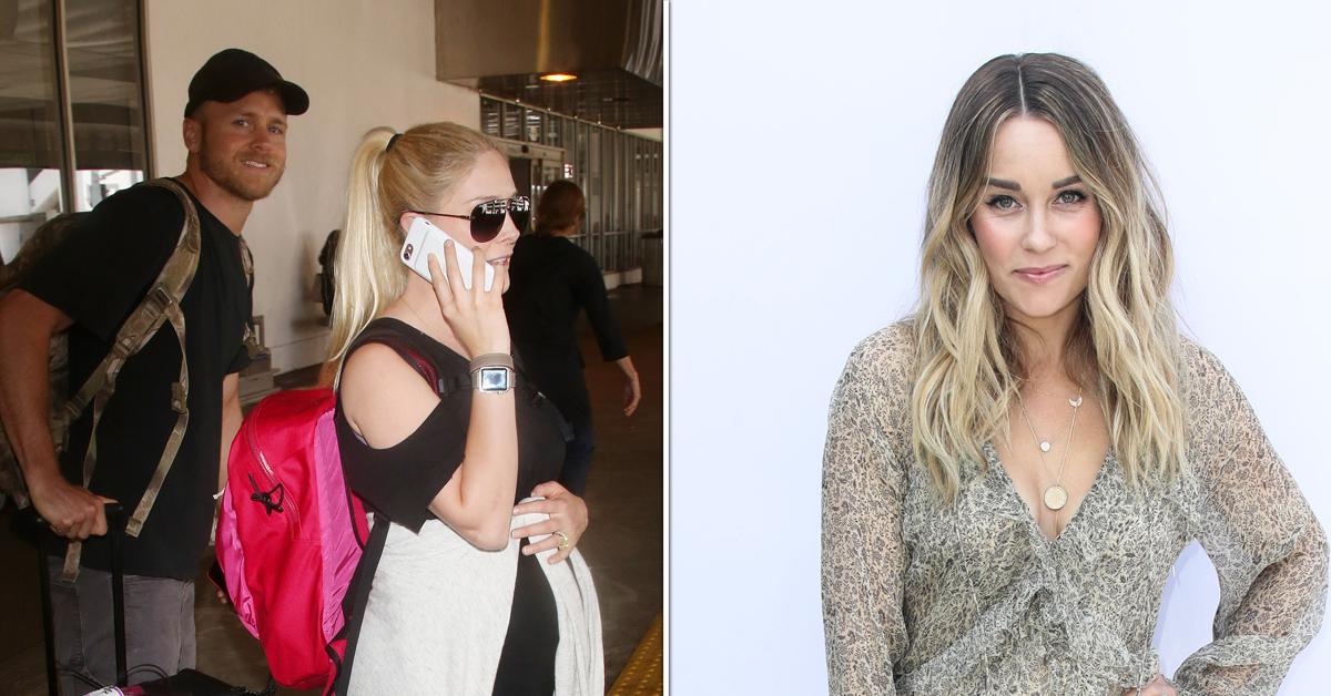 Lauren Conrad made a quick getaway after Heidi Montag and Spencer