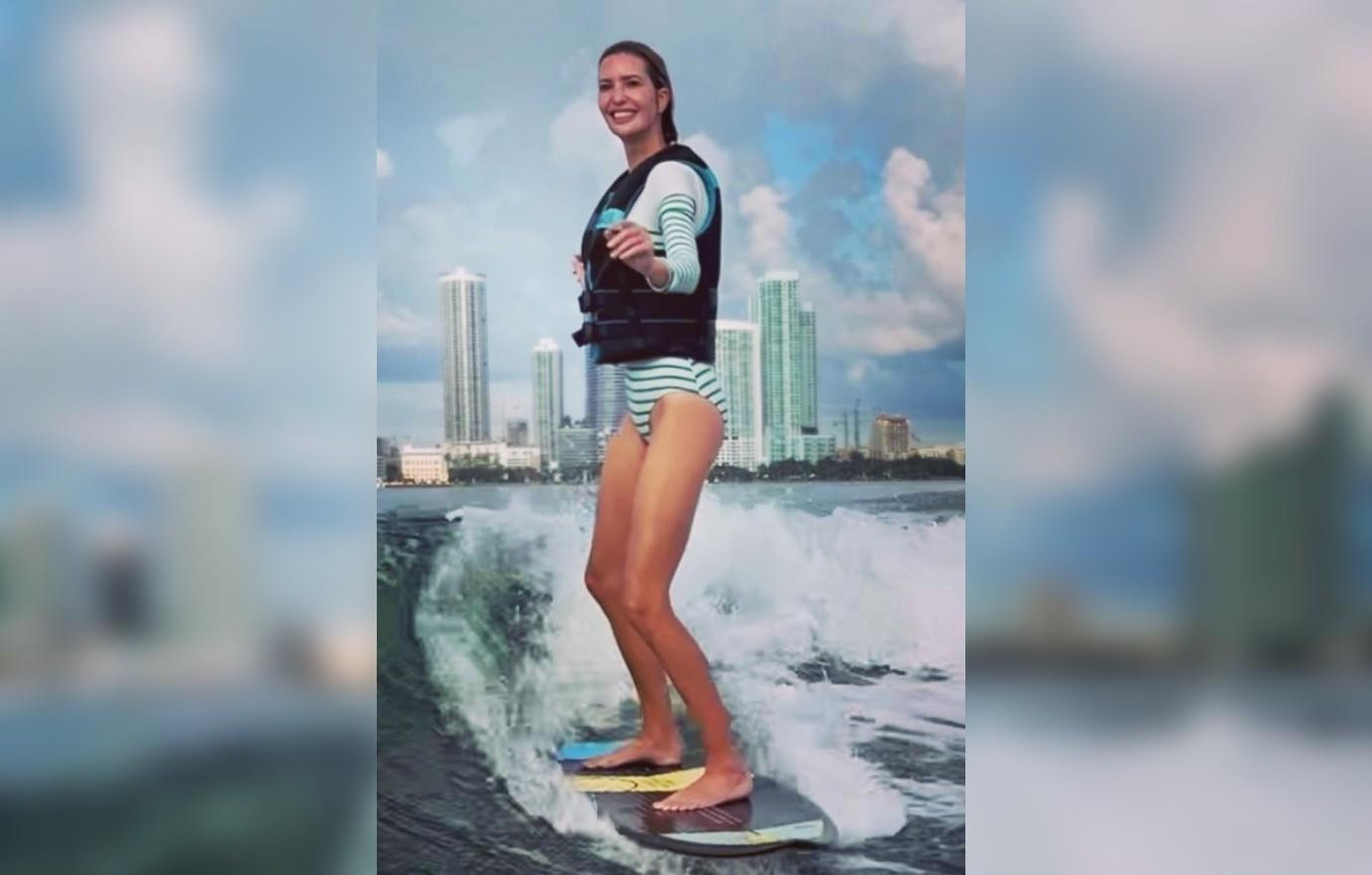 Ivanka Trump Accused of Faking Wakeboarding Clip