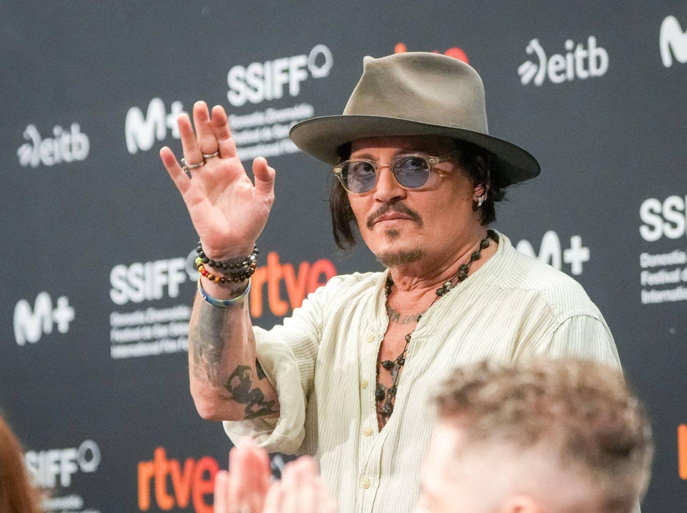 johnny depp looks put together spain film festival photos