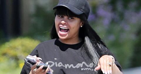 EXCLUSIVE: Blac Chyna showing off her engagement ring as she spends 3 hours at two different banks in Calabasas